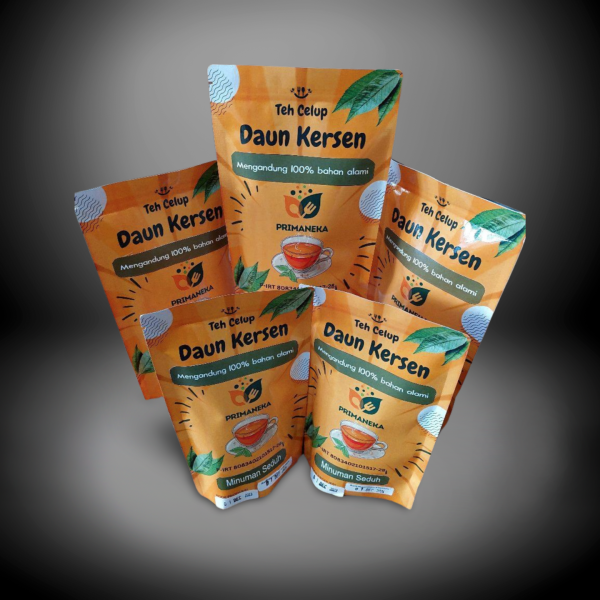 TEH  CELUP DAUN KERSEN PRIMANEKA